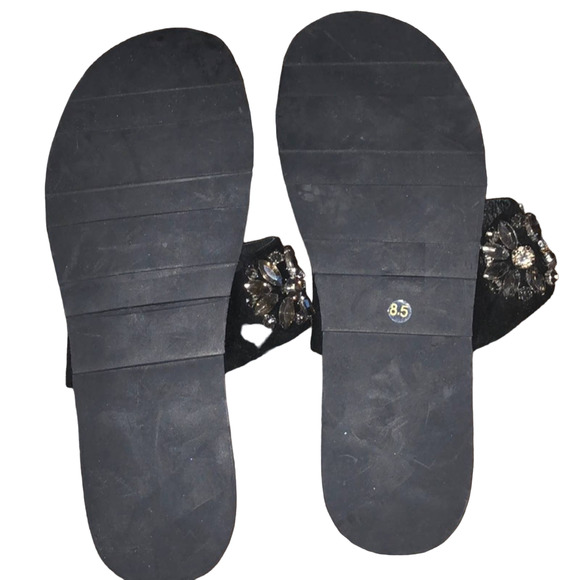 Jeffrey Campbell Free People Crystal Embellished Slides Sandals Sz 8.5 - Picture 6 of 10